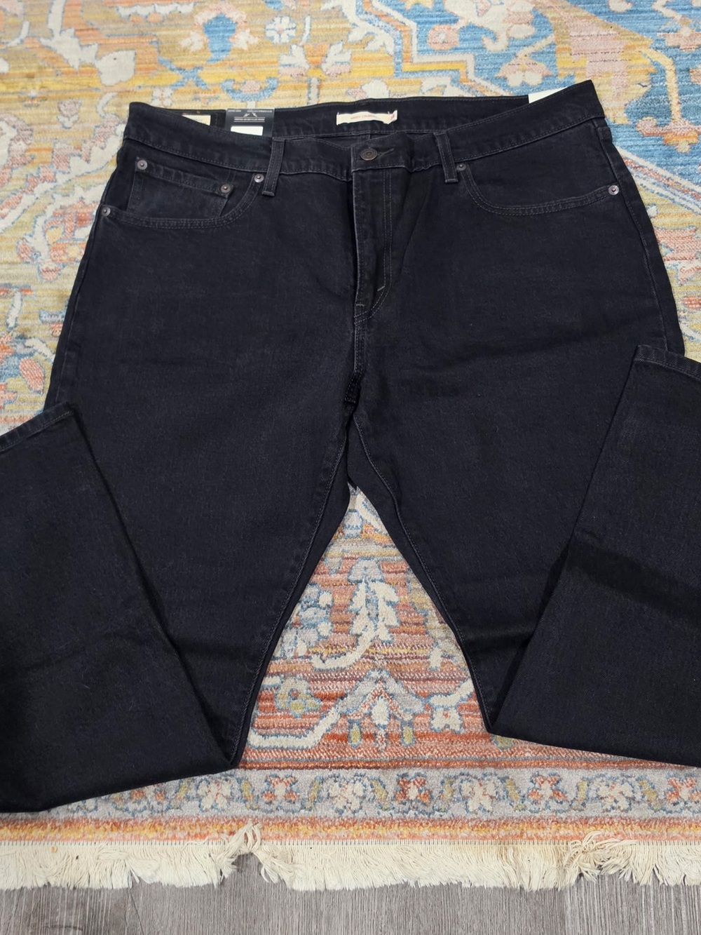 Levi's Women's Black Straight-Leg Jeans